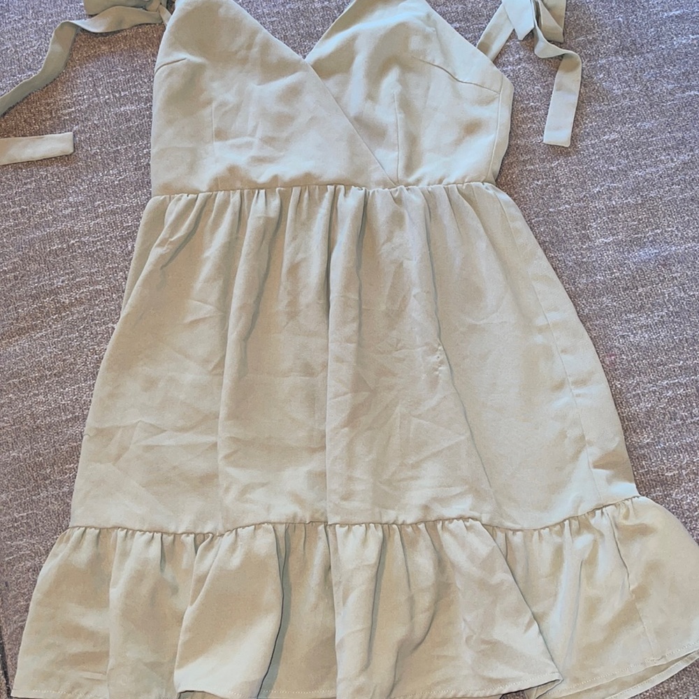 Womens olive green dress